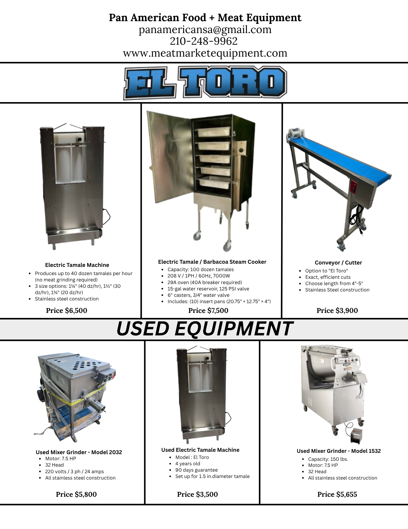 Current inventory flyer page 2